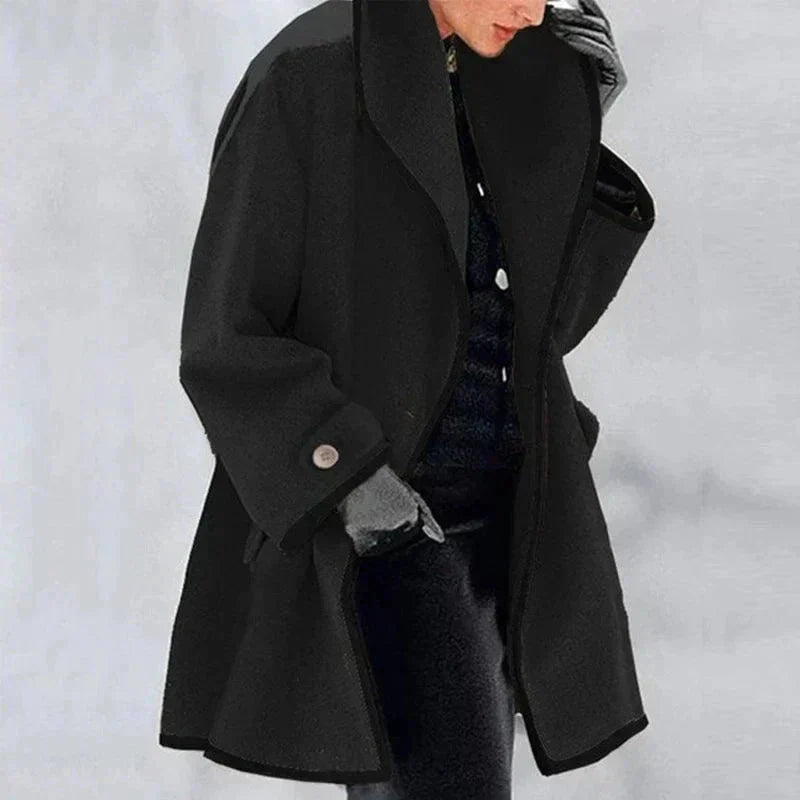 Penelope | Women's Double-Breasted Fleece Jacket | Essential for Winter