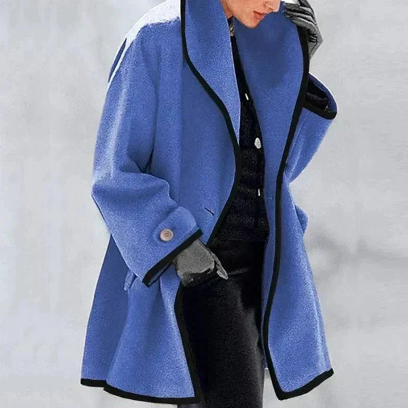 Penelope | Women's Double-Breasted Fleece Jacket | Essential for Winter