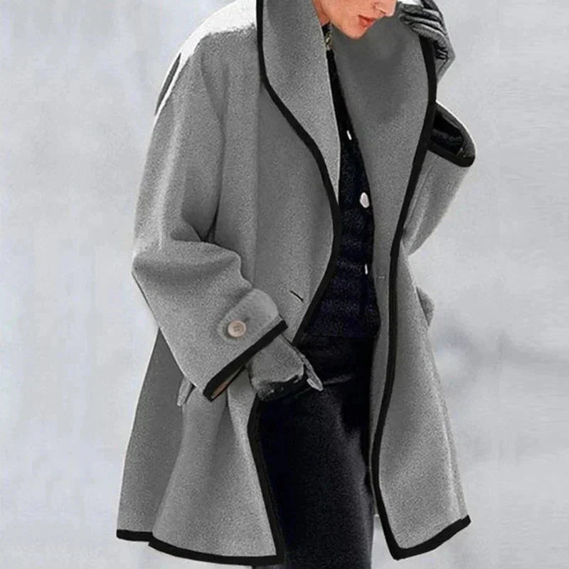Penelope | Women's Double-Breasted Fleece Jacket | Essential for Winter