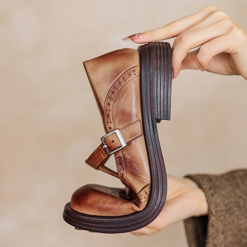 Veronica I Elegant Leather Shoe