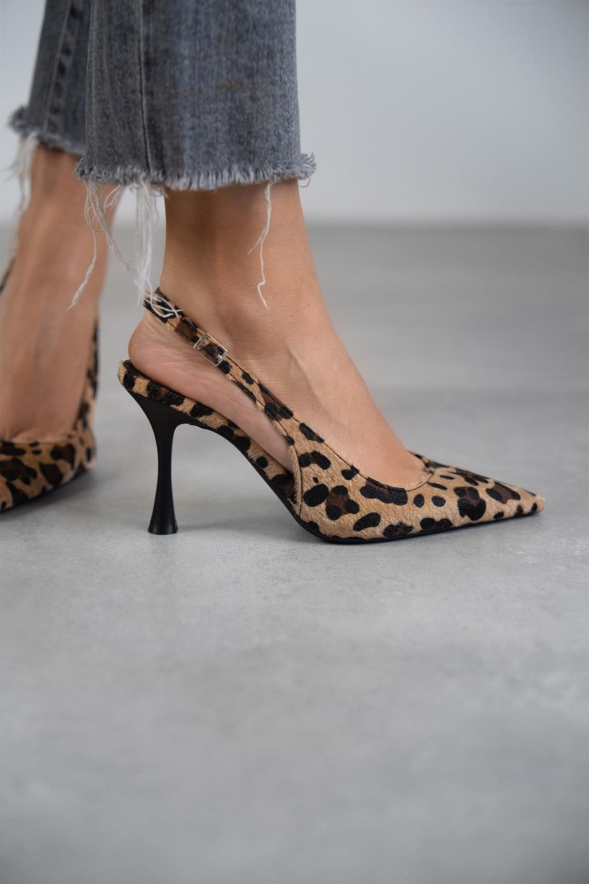 Margarette – Leopard Print Pointed Toe Heels