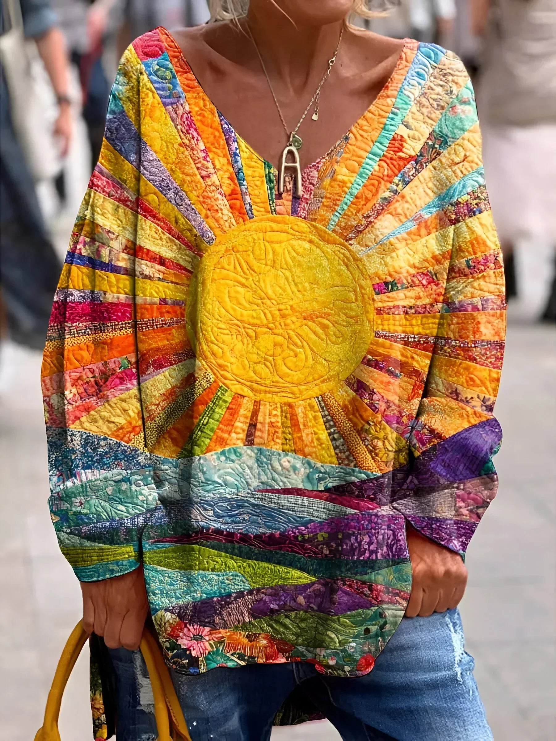 Elisa - colorful and joyful blouse