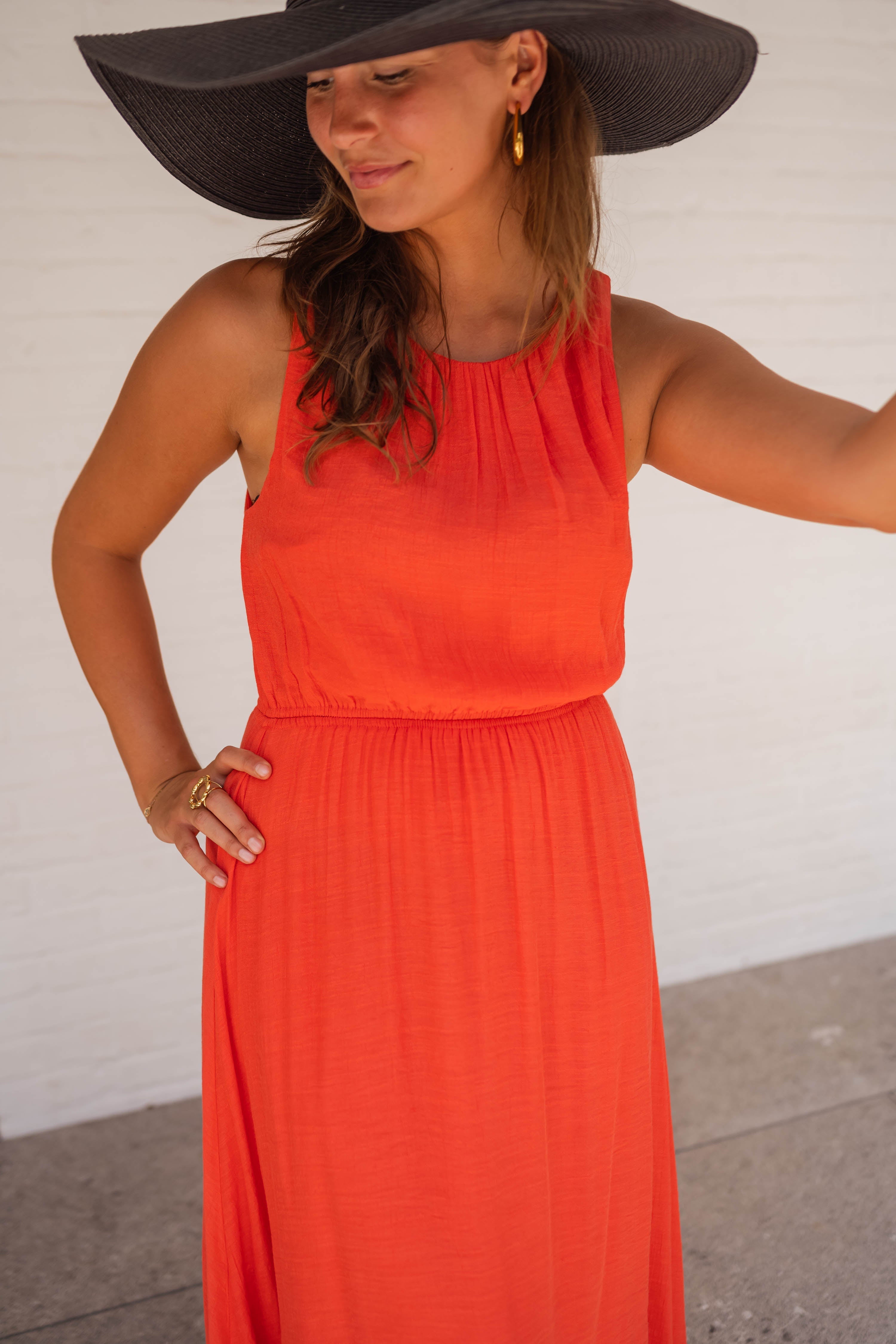 LISA™ | The Summer Dress in Vivid Orange