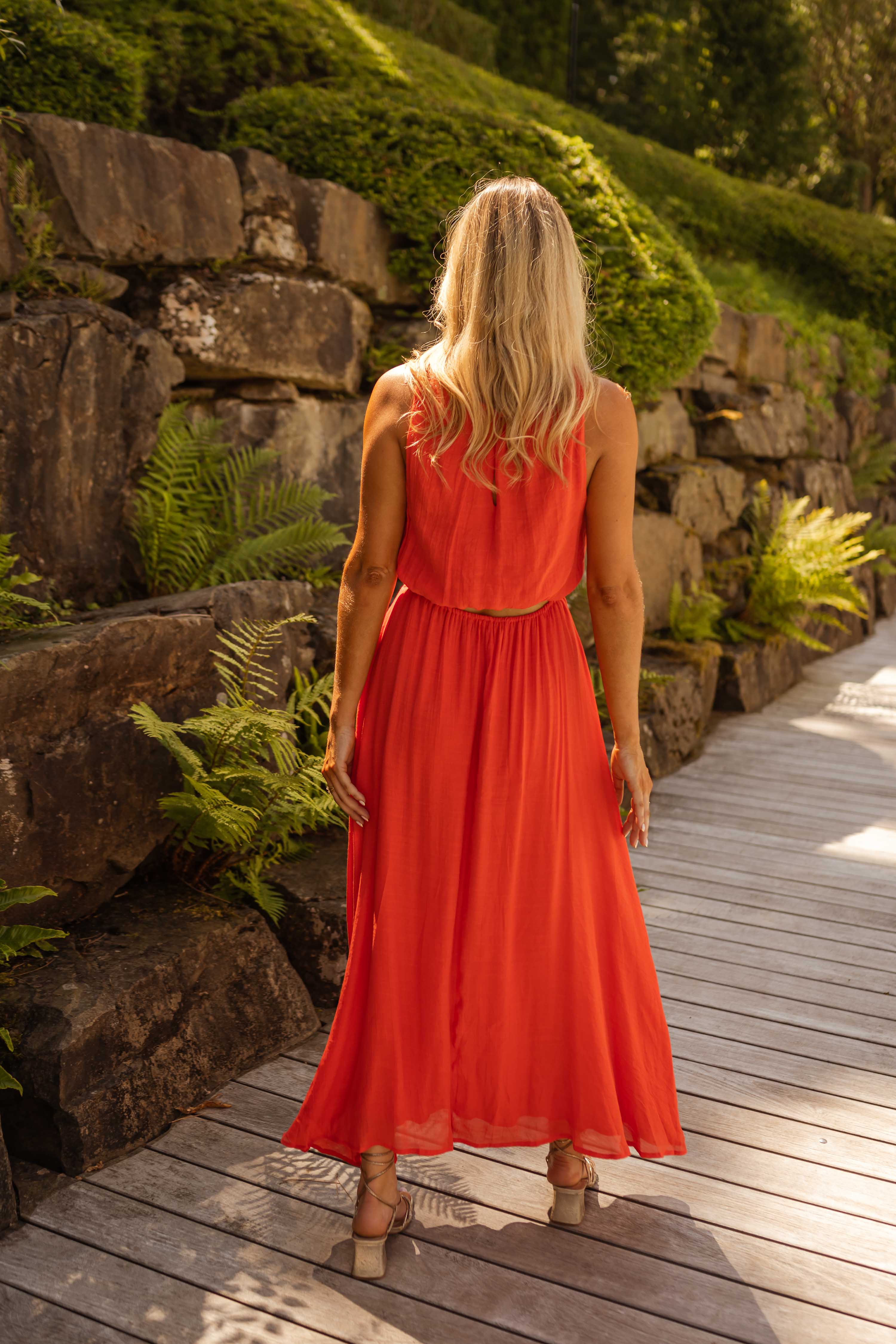 LISA™ | The Summer Dress in Vivid Orange