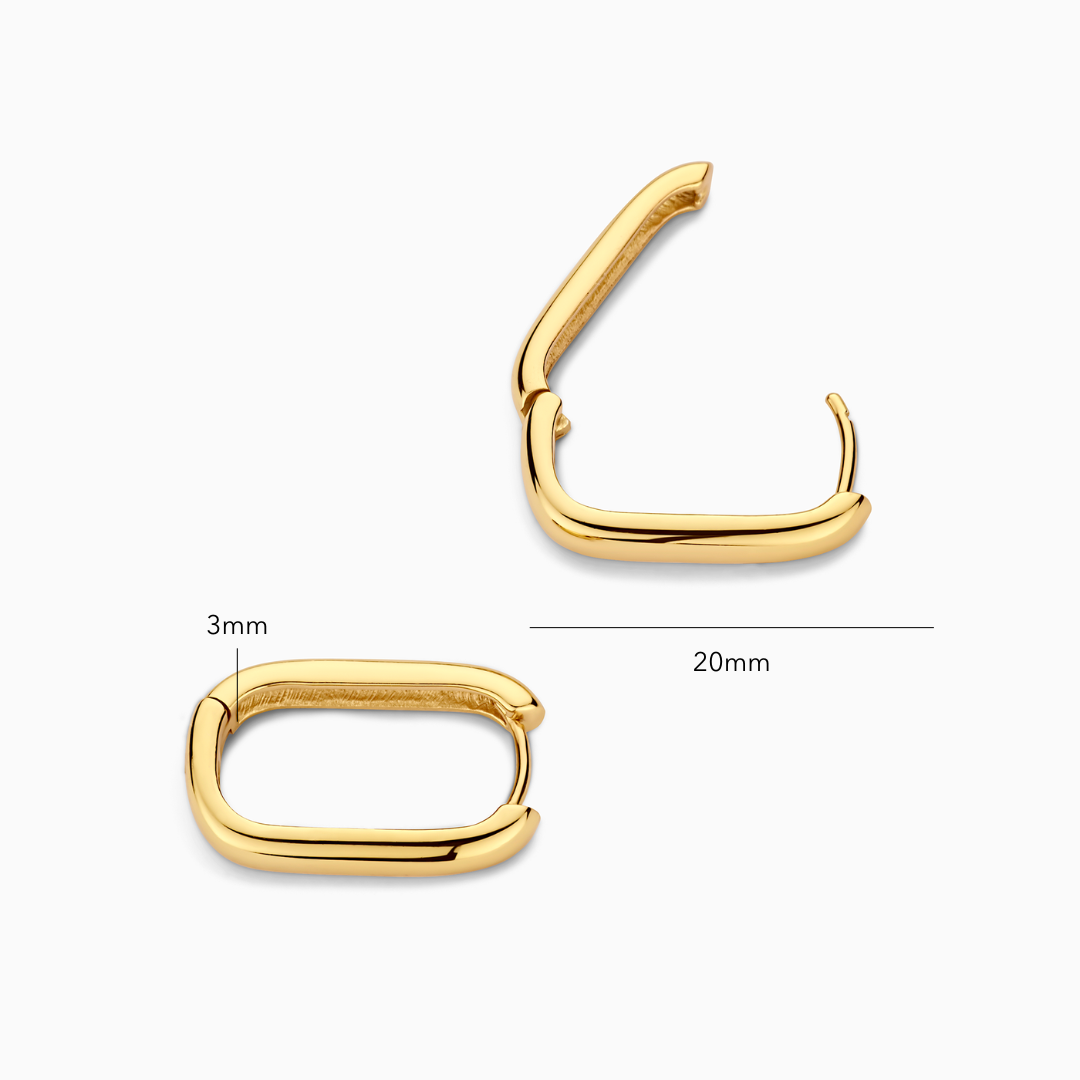 Nora Icon Hoops | Gold