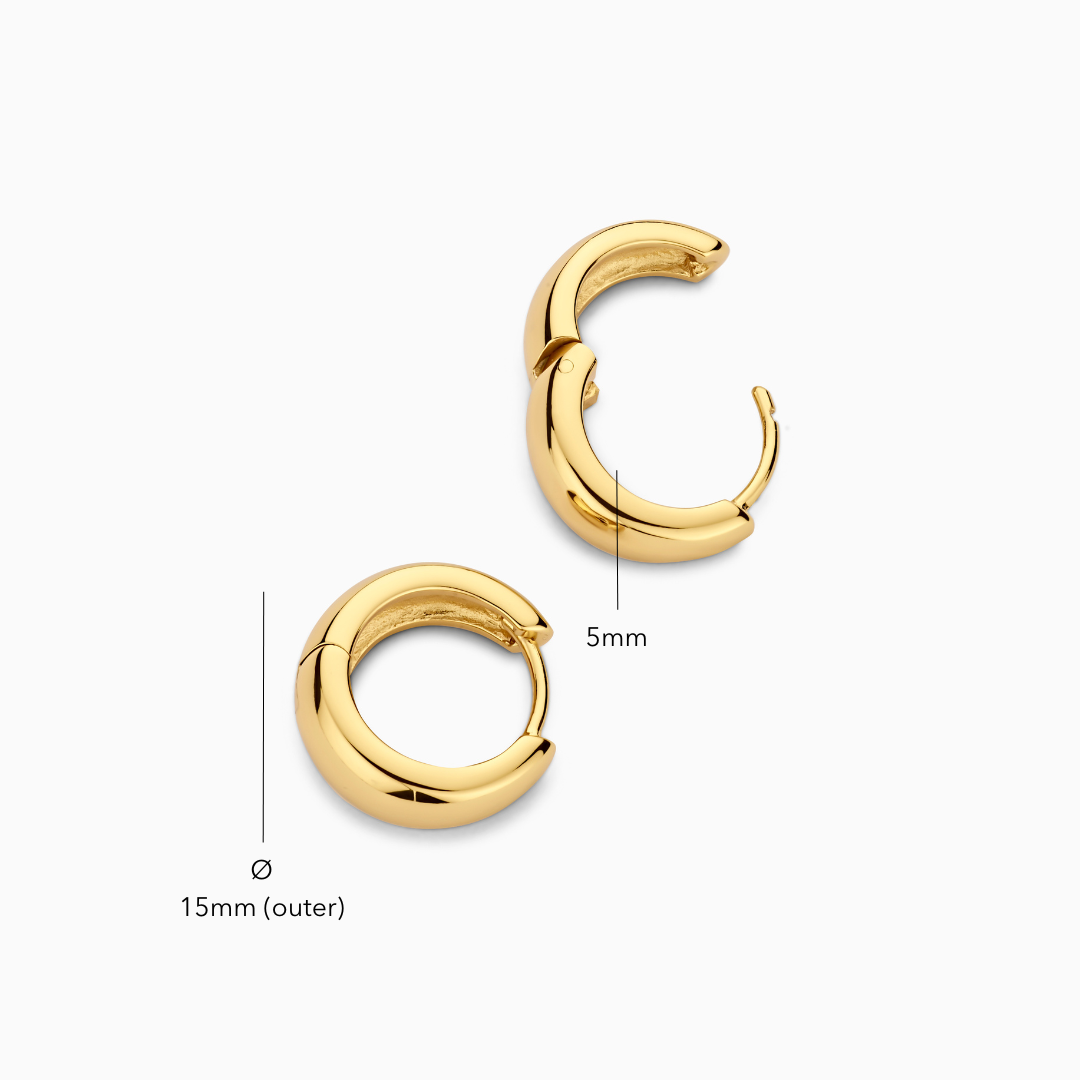 Lila Hoops | Gold