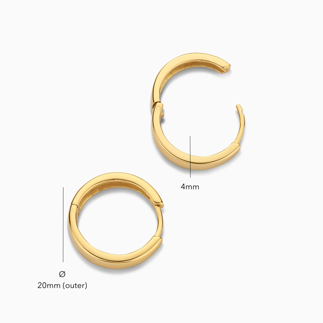 Mary Hoops | Gold