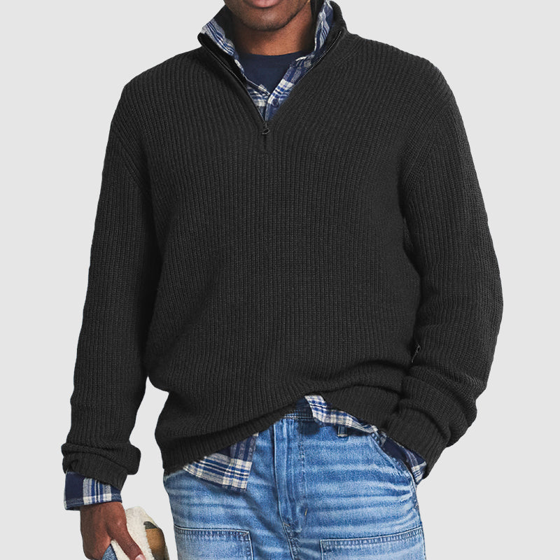 Alfonso | Quarter Zip Sweater