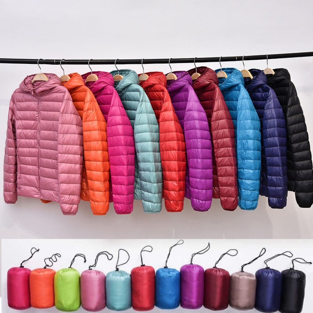 Gab - Waterproof jacket with white duck down filling