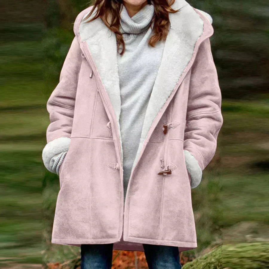 Sophia| Soft Faux Suede Coat