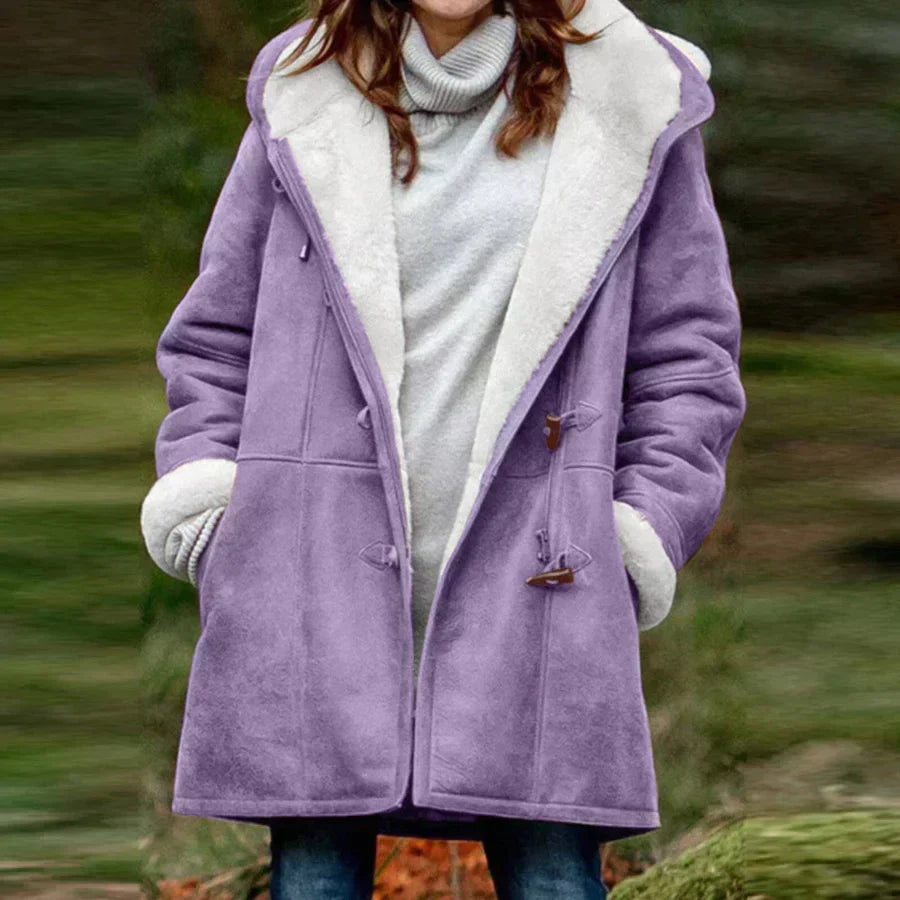 Sophia| Soft Faux Suede Coat